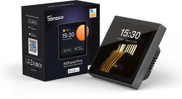 Sonoff smart scene wandschakelaar nspanel pro (zwart)