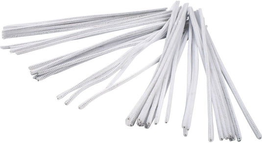Creativ company chenille wit 30cm, 50st.