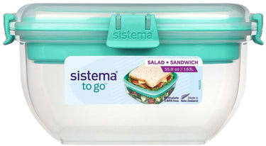 Sistema to go salad sandwich - blauw