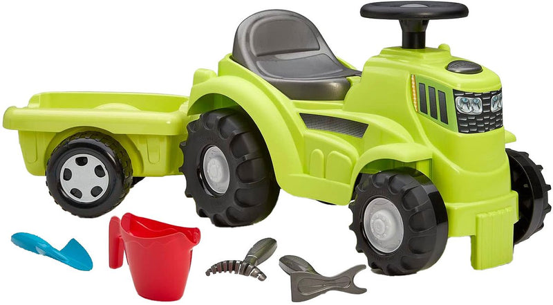 Afbeelding laden in galerijviewer, Ecoffier ecoiffier tractor met aanhanger
