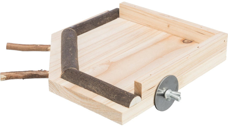 Afbeelding laden in galerijviewer, Trixie landingsplaats met zitstokken hout naturel
