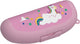 Day to day bananendoos unicorn - 525ml - bananenbox voor kinderen - fruitdoos met clipsluiting - bananen doos voor bescherming - bpa-vrije fruitbox - roze