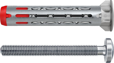 Fischer hollewandplug duohm 5×55 s ph tx - universele hollewandplug met torx bolkopschroef - 25 stuks