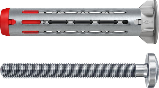 Fischer hollewandplug duohm 4×55 s ph tx - universele hollewandplug met torx bolkopschroef - 25 stuks