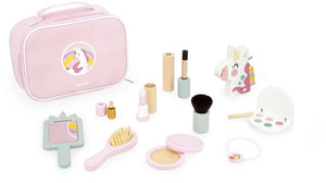 Janod - unicorn - beauty case - 10 make-up accessoires