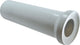 Wiesbaden abu closetaansluiting recht - 110 x 400 mm - wit