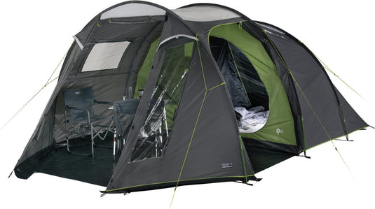 High peak ancona 4.0 - tunneltent - 4-persoons - grijs donkergrijs groen