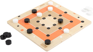 Small foot - houten solitaire en molenspel gouden editie