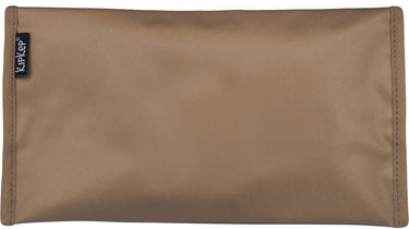 Kipkep napper luier-etuitje - coffee - luiers en doekjes to go - rpet - wasbaar - gecoat - bruin