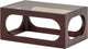 Woood trax salontafel - acaciahout - bruin - 35x77x50