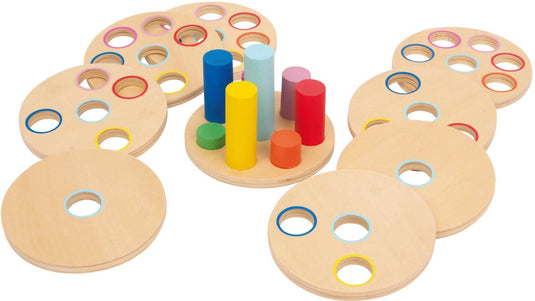 Small foot - houten stapelspel logisteck educatief, 9dlg.