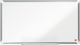 Nobo premium plus widescreen magnetisch whiteboard staal - met pennengoot - inclusief whiteboard marker - 710x400mm