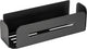 Wenko turbo-loc doucherek bivio mat zwart aluminium 30x10cm - badrek - douchemand - bevestigen zonder boren - zelfklevend - afgeronde hoeken