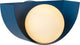 Lucide benni - wandlamp - 1xg9 - blauw
