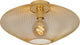 Lucide mesh - plafonnière (plafondlamp) - ø 45 cm - 1xe27 - mat goud messing