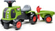 Claas arion 470 looptractor met trailer