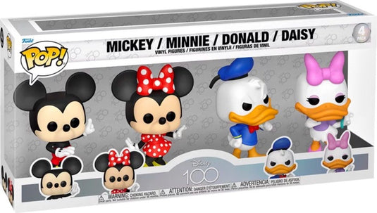 Funko pop 4-pack: mickey minnie donald daisy - pop