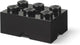 Lego - opbergbox brick 6 - nylon - zwart