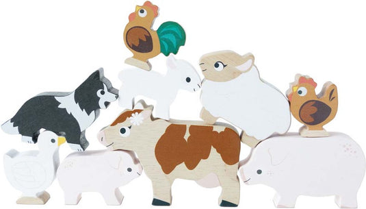 Le toy van ltv - stapelen boerderijdieren