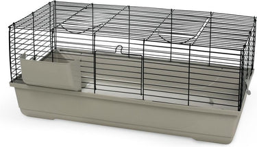 Beeztees baldo - konijnenkooi - kooi knaagdieren - mokka - 120x59x46 cm