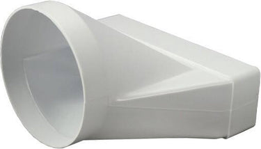 Europlast rechthoekig kunststof verloop ø125mm - 220x55mm - ksd25-125