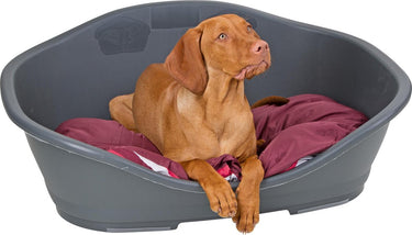 Trixie stefanplast sleeper hondenmand - antraciet - m: 65 x 42 cm
