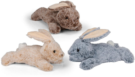 Eddy toys pluche konijn 15 cm - knuffel konijn - plush rabbit knuffel - zacht speelgoed konijn - knuffeldier voor kinderen - assorti kleuren - 1 willekeurige kleur