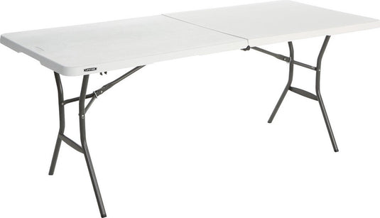 Lifetime - werktafel - buffettafel - 180 cm - inklapbaar als koffer - wit
