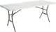 Lifetime - werktafel - buffettafel - 180 cm - inklapbaar als koffer - wit