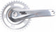 SunRace crankstel 33T, cranklengte 170mm. zilver, aluminium, spieloos