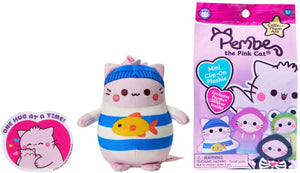 Pembe the pink cat – mystery knuffel clip – blindverpakking – pluche hanger