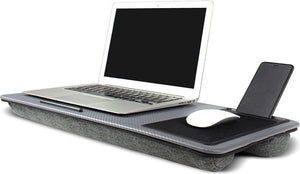 Ingenious gifting - laptoptafel multifuctioneel - schootbureau - muismat en telefoonhouder - carbon