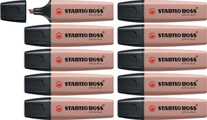Stabilo boss original - markeerstift - amber - doos 10 stuks