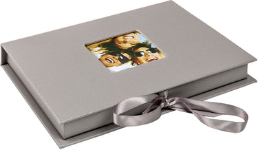 Walther fb-112-x fun - foto bewaardoos - formaat 20 x 15 x 3 cm - 70 foto's 13 x 18 cm - grijs