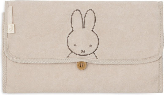 Jollein x nijntje verschoningsmat badstof miffy - nougat