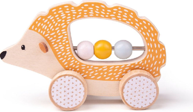 Afbeelding laden in galerijviewer, Bigjigs toys bigjigs houten duw egel, 100%fsc

