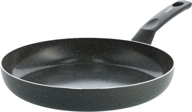 Kochstar stein koekenpan 30cm - pfas-vrije antikleeflaag - koekenpan inductie - keramische koekenpan - ovenbestendig tot 130°c - koudgrepen - graniet zwart