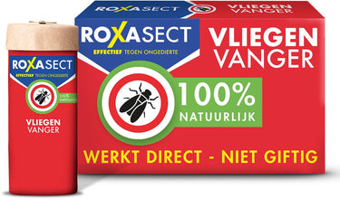 Roxasect vliegenvanger plakstrip - ongedierteval - vliegenval - 4 stuks