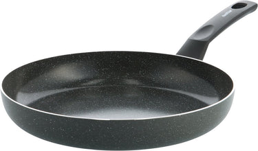 Kochstar stein koekenpan 28cm - pfas-vrije antikleeflaag - koekenpan inductie - keramische koekenpan - ovenbestendig tot 130°c - koudgrepen - graniet zwart