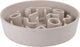 District 70 bamboo slowfeeder beige - hondenvoerbak - ø21 cm s