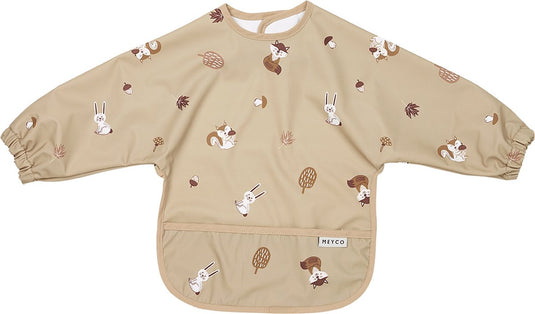 Meyco baby forest animals mouwslab - sand