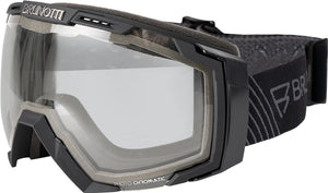 Brunotti - thunder snow goggles unisex - black - skibril - ski goggles - cat3 - photochromic - uv380 - antikras - one size
