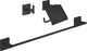 Grohe start cube 3-in-1 badkameraccessoireset - matte black