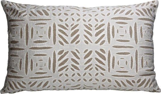 Hd collection cushion cotton ivory 60x40cm