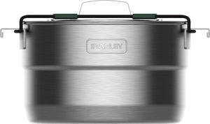 Stanley adventure full kitchen basecamp cook set 3.5l - 11-delige pannenset - lichtgewicht roestvrijstalen pan - voor backpacken, wandelen en kamperen - campingpannen - vaatwasserbestendig