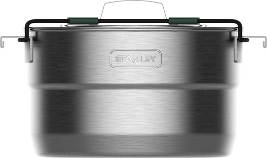 Stanley adventure full kitchen basecamp cook set 3.5l - 11-delige pannenset - lichtgewicht roestvrijstalen pan - voor backpacken, wandelen en kamperen - campingpannen - vaatwasserbestendig