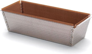 Debuyer de buyer geperforeerde cakevorm met afneembare bodem - rvs - 26cm