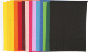 Creativ company ribbelkarton kleur 80gr, 15 vellen
