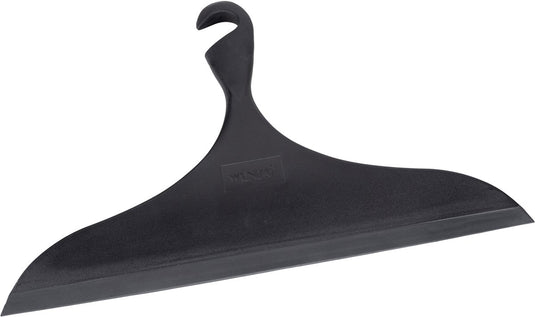 Wenko douchewisser loano xxl zwart kunststof 34cm breed - raamwisser - trekker douche extra breed met ophanghaak