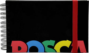Posca blackbook schetsboek a5 met spiraal